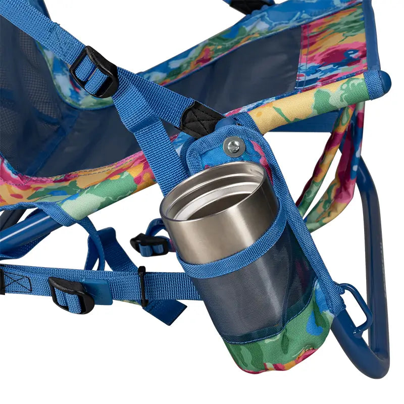 Reclining Beach Everywhere Chair 2 - Choice 656 - Low-Profile Reclining Beach Chair with Backpack Straps Detail