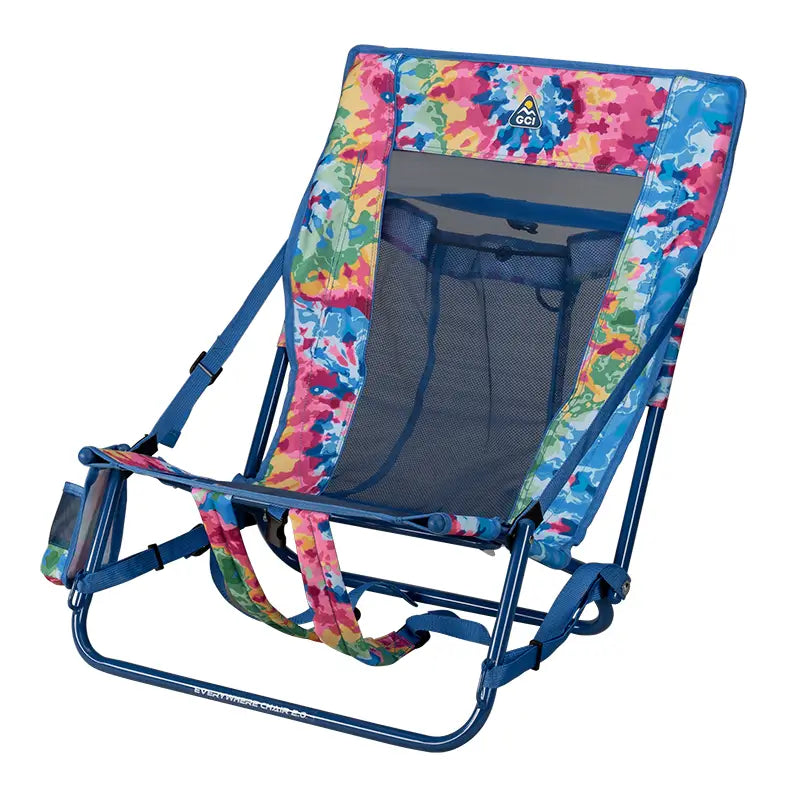 Reclining Beach Everywhere Chair 2 - Choice 656 - Low-Profile Reclining Beach Chair with Backpack Straps Detail