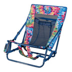Reclining Beach Everywhere Chair 2 - Choice 656 - Low-Profile Reclining Beach Chair with Backpack Straps Detail