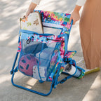 Reclining Beach Everywhere Chair 2 - Choice 656 - Low-Profile Reclining Beach Chair with Backpack Straps Detail