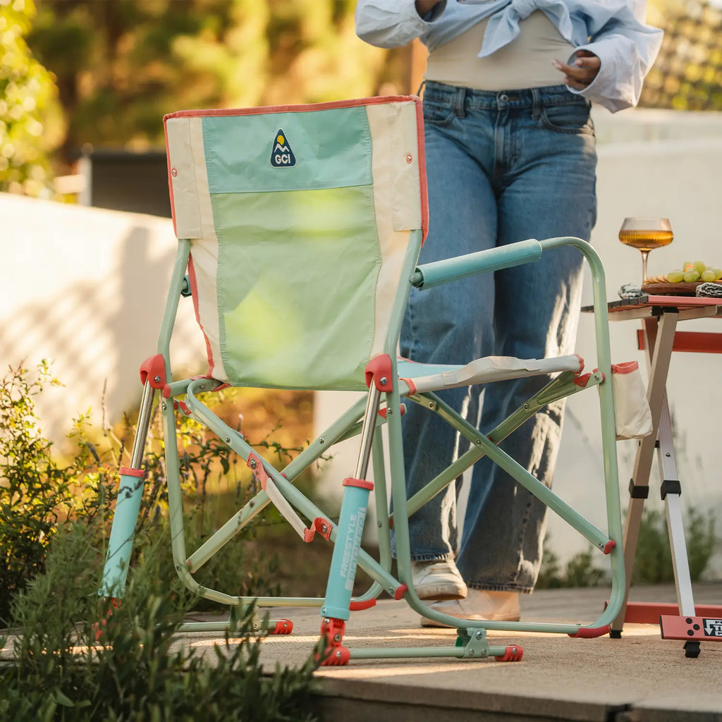 Heavy-Duty Freestyle Freestyle Rocker - Choice 711 - Freestyle Rocker Portable Outdoor Folding Chair Detail