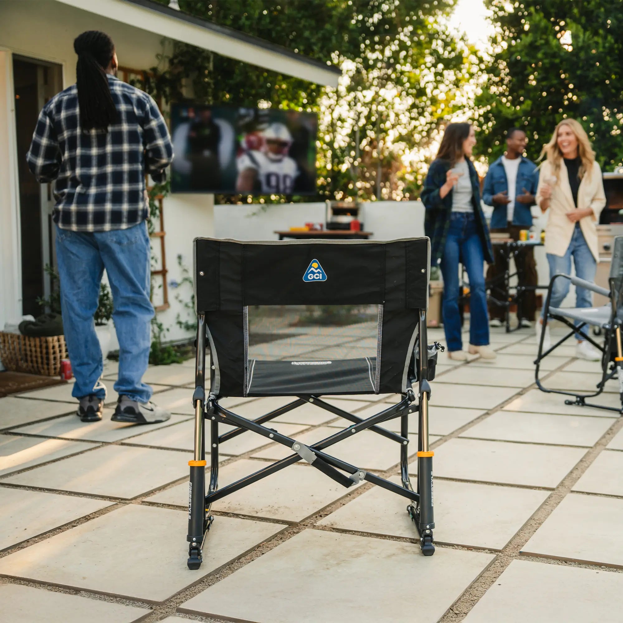 Heavy-Duty Freestyle Freestyle Rocker - Choice 711 - Freestyle Rocker Portable Outdoor Folding Chair Detail
