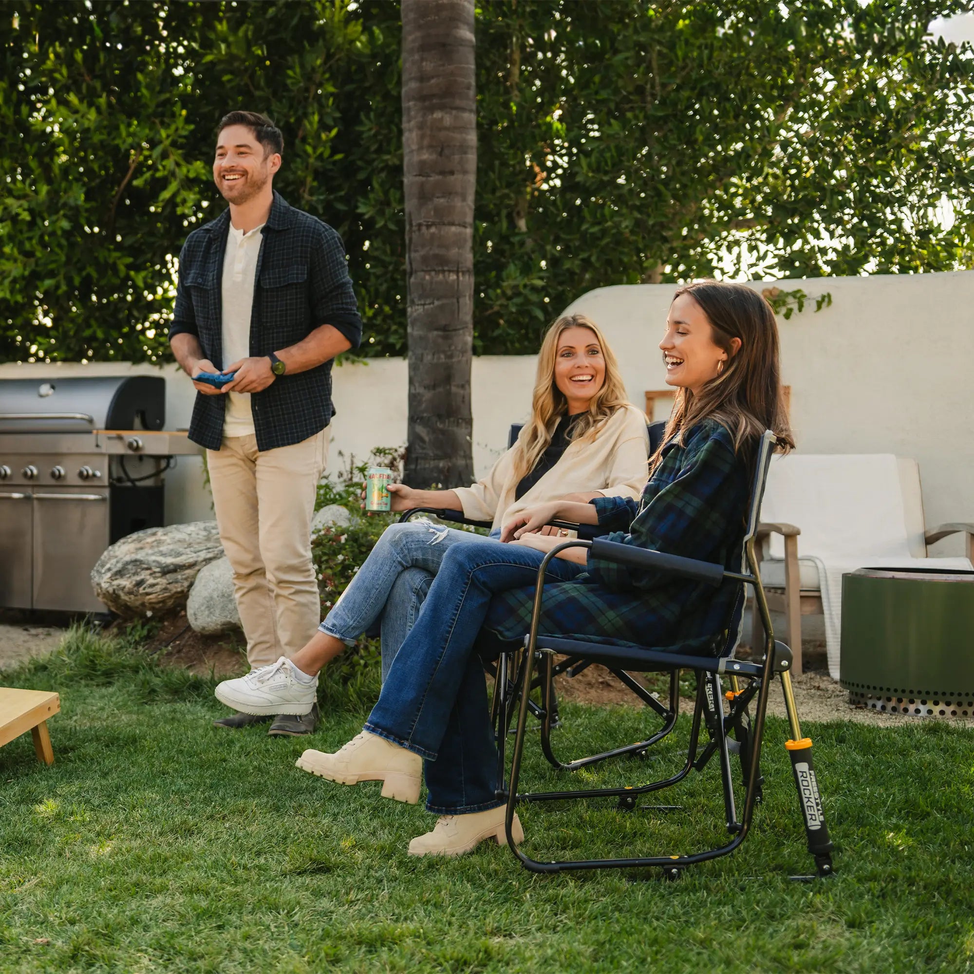 Heavy-Duty Freestyle Freestyle Rocker - Choice 711 - Freestyle Rocker Portable Outdoor Folding Chair Detail