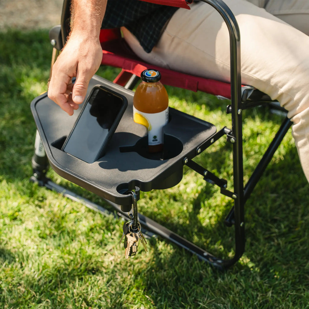 Smooth Motion Freestyle Rocker XL with Side Table - Choice 836 - RoadTrip Rocker Smooth Motion Camp Chair Detail