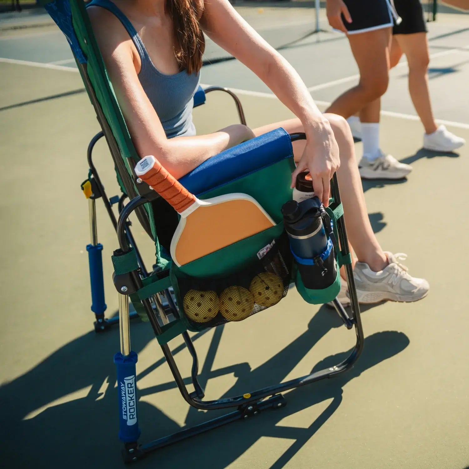 Smooth Motion Stowaway Rocker - Choice 794 - Freestyle Rocker Portable Outdoor Folding Chair Detail