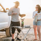 Slim-Fold Compact Camp Table 25 - Choice 214 - Portable Camping Table with Heat-Resistant Countertop Detail