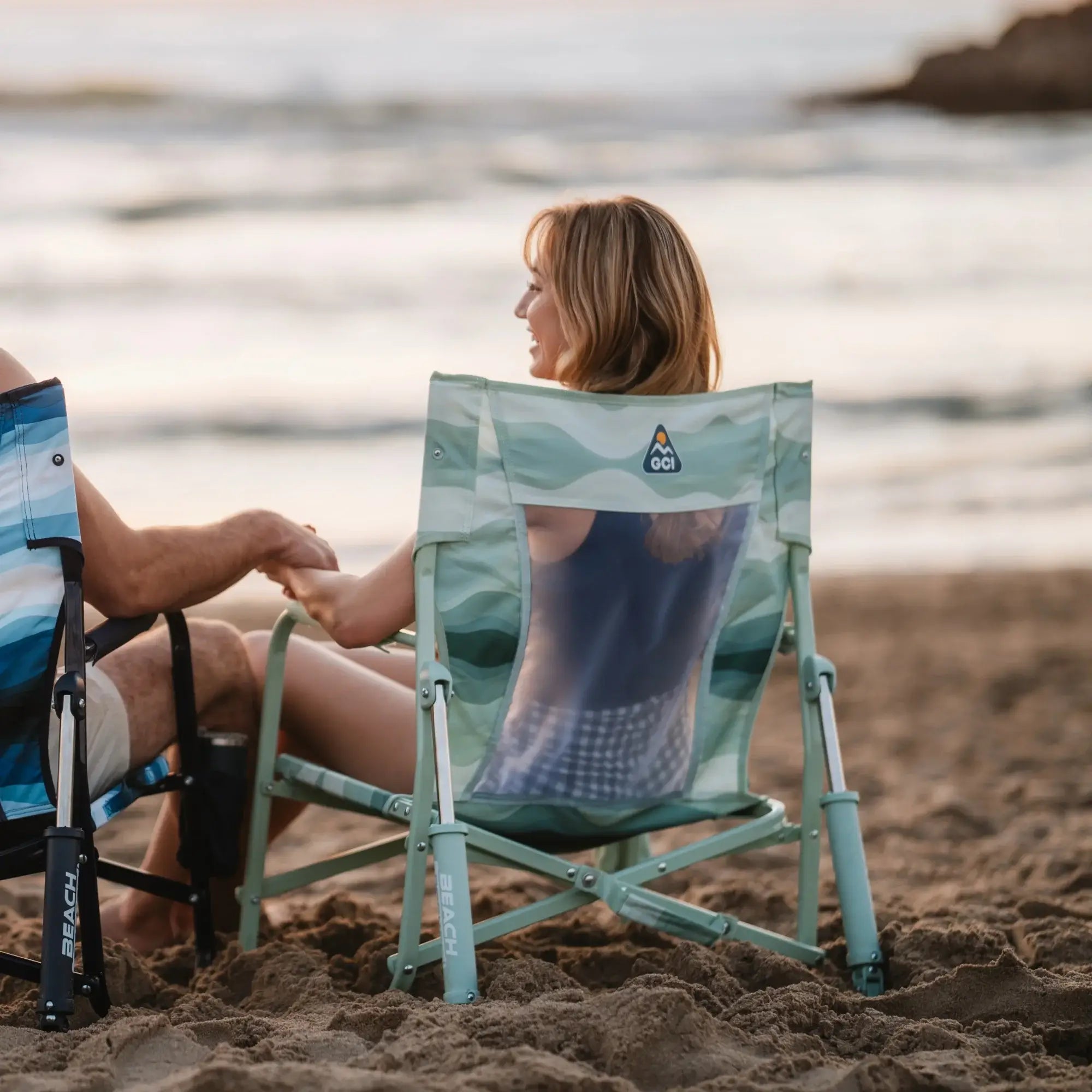 Luxury Camp Beach Rocker - Choice 712 - RoadTrip Rocker Smooth Motion Camp Chair Detail