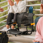 Heavy-Duty Freestyle Stadium Rock-Cliner - Choice 540 - RoadTrip Rocker Smooth Motion Camp Chair Detail
