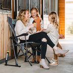 Patented Spring-Action RoadTrip Rocker - Choice 855 - Heavy-Duty Kickback Rocker with Beverage Holder Detail