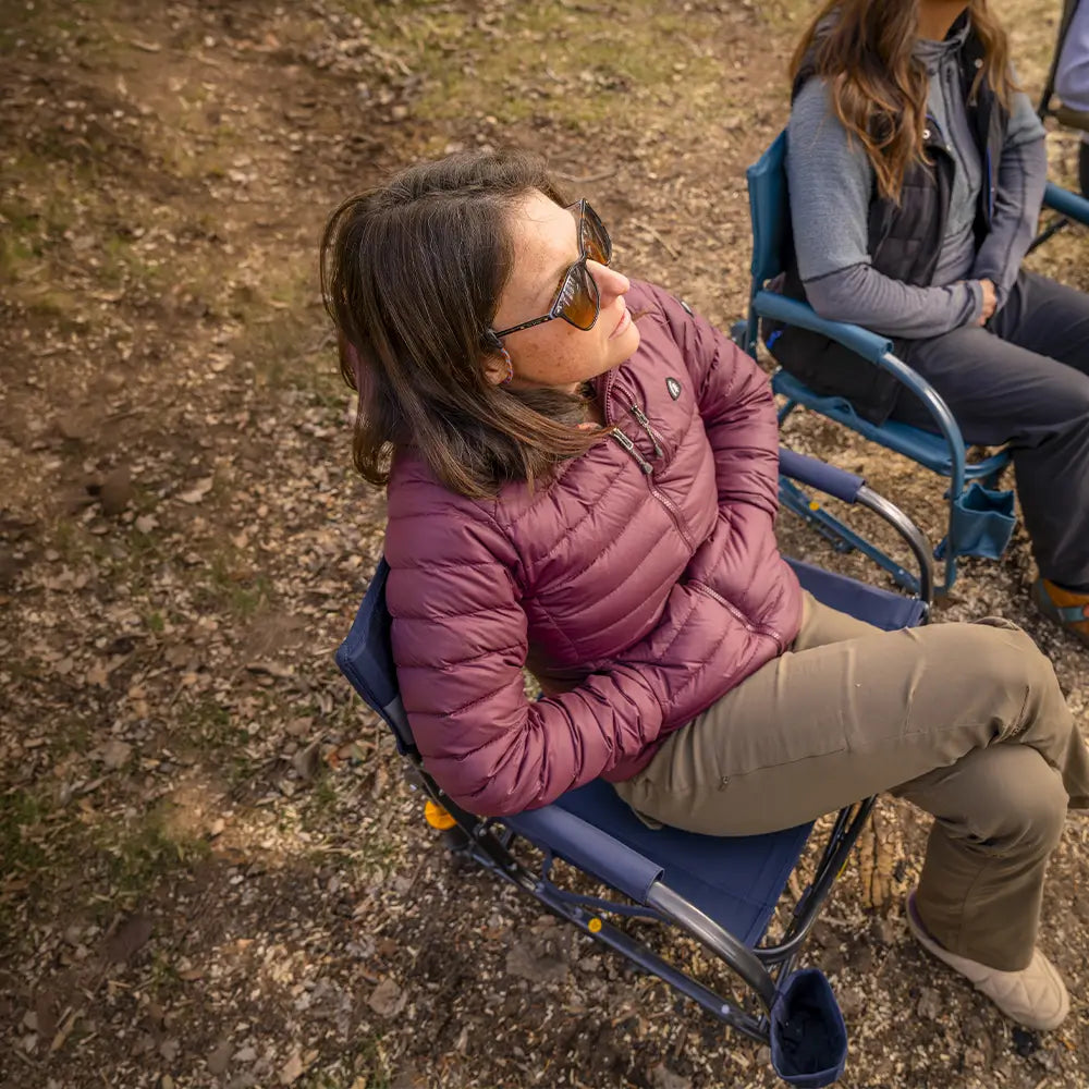 Heavy-Duty Freestyle Grab & Go Rocker - Choice 551 - Patented Spring-Action Rocking Chair for Camping Detail