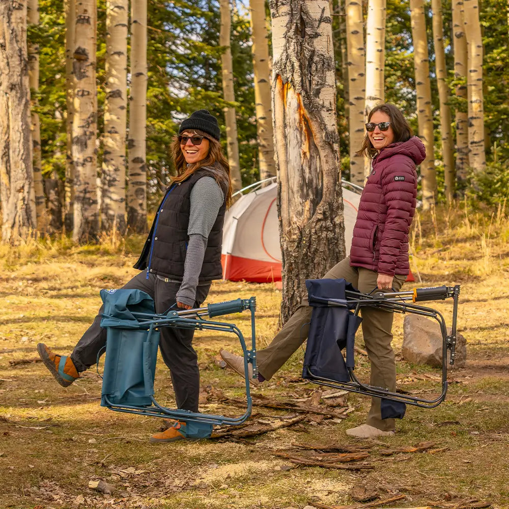 Heavy-Duty Freestyle Grab & Go Rocker - Choice 551 - Patented Spring-Action Rocking Chair for Camping Detail