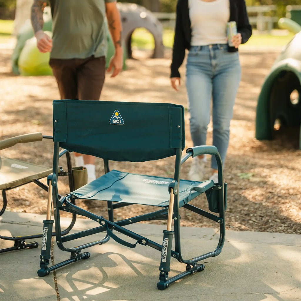 Heavy-Duty Freestyle Grab & Go Rocker - Choice 551 - Patented Spring-Action Rocking Chair for Camping Detail