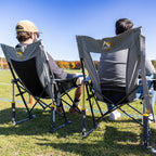 Smooth Motion Comfort Pro Rocker - Choice 375 - Patented Spring-Action Rocking Chair for Camping Detail