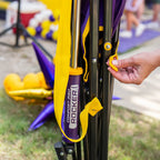 Luxury Camp College Comfort Pro Rocker - LSU Tigers - Choice 880 - RoadTrip Rocker Smooth Motion Camp Chair Detail