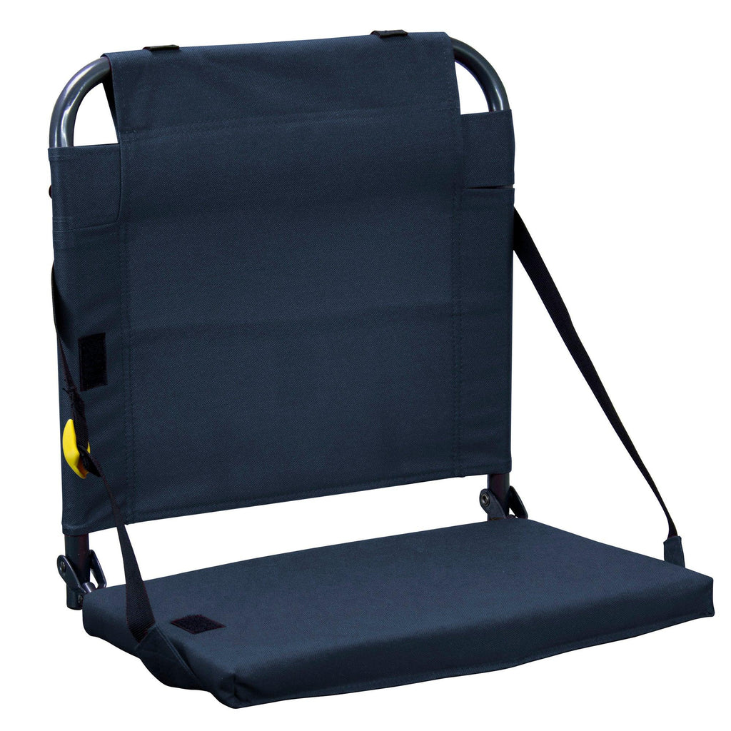 Ergonomic Back-Support BleacherBack - Choice 696 - Ergonomic Portable Stadium Seat for Sports Events - Navy