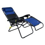 Reclining Beach Freeform Zero Gravity Lounger Bundle - Choice 507 - Multi-Position Outdoor Beach Chair with Pillow Detail