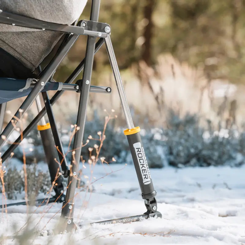 Patented Spring-Action RoadTrip Rocker - Choice 855 - Heavy-Duty Kickback Rocker with Beverage Holder Detail