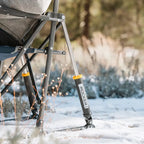 Patented Spring-Action RoadTrip Rocker - Choice 855 - Heavy-Duty Kickback Rocker with Beverage Holder Detail