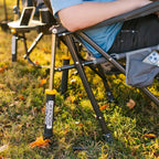 Patented Spring-Action RoadTrip Rocker - Choice 855 - Heavy-Duty Kickback Rocker with Beverage Holder Detail