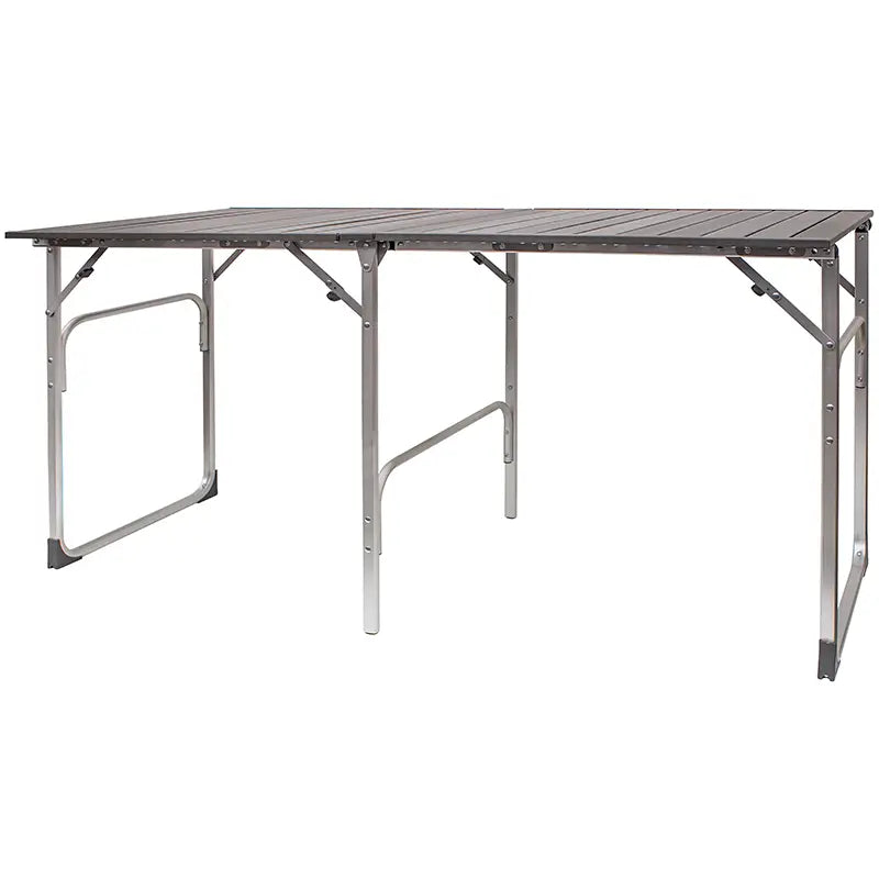 Portable Staging Slim-Fold Table - Choice 196 - Portable Camping Table with Heat-Resistant Countertop - Default Title