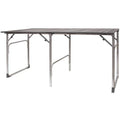 Portable Staging Slim-Fold Table - Choice 196 - Portable Camping Table with Heat-Resistant Countertop - Default Title