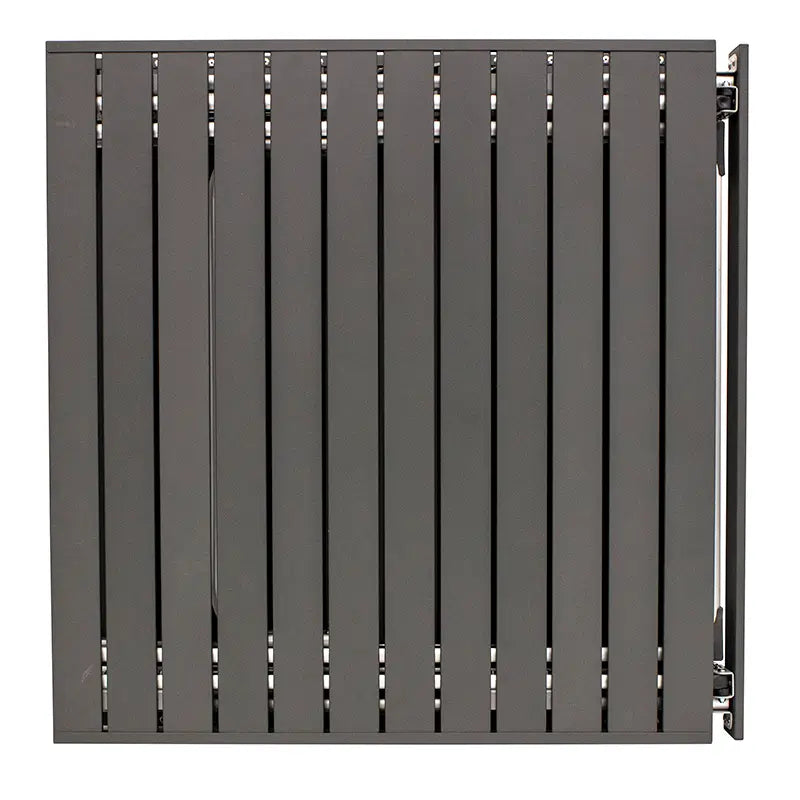 Heat-Resistant Slim-Fold Table XL - Choice 651 - Slim-Fold Outdoor Cook Station with Storage Shelves Detail