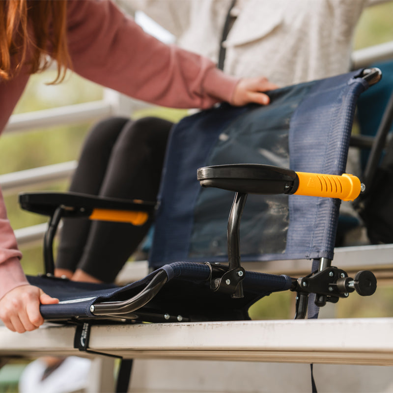 Heavy-Duty Freestyle Stadium Rock-Cliner - Choice 540 - RoadTrip Rocker Smooth Motion Camp Chair Detail
