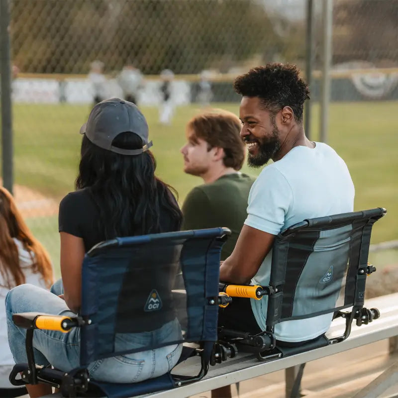 Heavy-Duty Freestyle Stadium Rock-Cliner - Choice 540 - RoadTrip Rocker Smooth Motion Camp Chair Detail