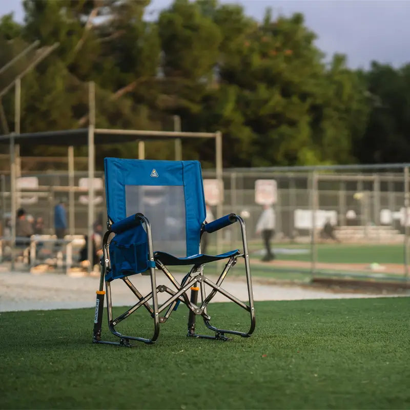Smooth Motion Stowaway Rocker - Choice 794 - Freestyle Rocker Portable Outdoor Folding Chair Detail