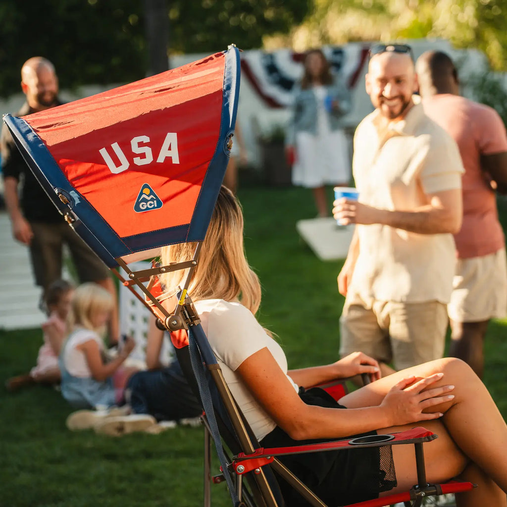 Heavy Duty SunShade Accessory - USA Anniversary Deluxe - Choice 917 - Pop-Up Outdoor Sun Shelter - UV400 Protection Detail