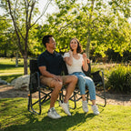 Luxury Camp Tandem Rocker - Choice 227 - Patented Spring-Action Rocking Chair for Camping Detail