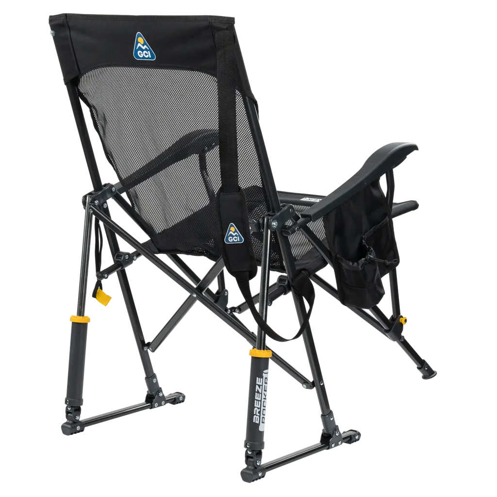 Premium All-Weather BreezeRocker - Choice 504 - Patented Spring-Action Rocking Chair for Camping Detail