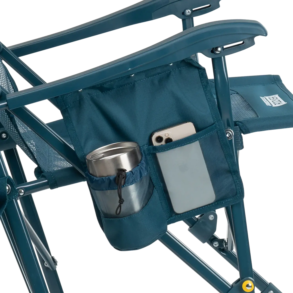 Premium All-Weather BreezeRocker - Choice 504 - Patented Spring-Action Rocking Chair for Camping Detail