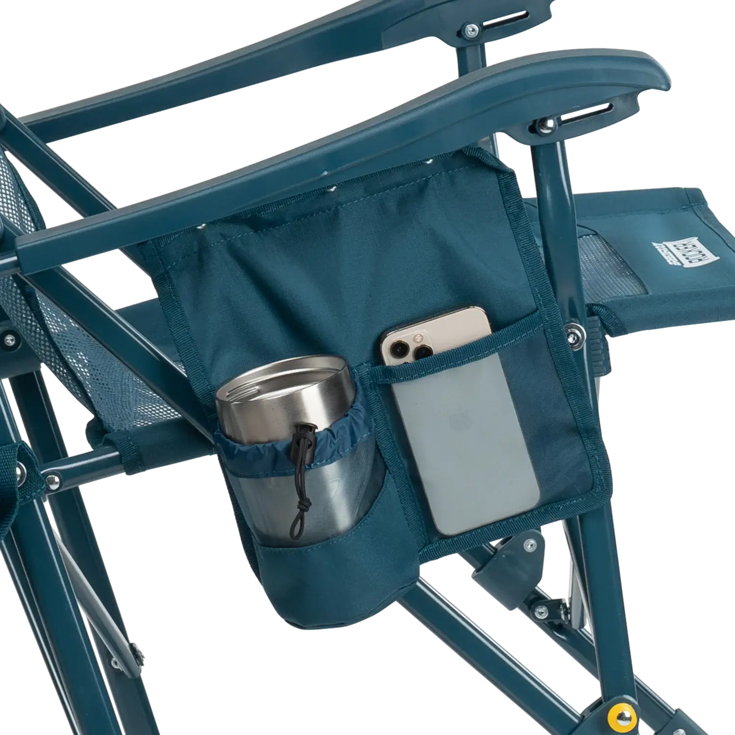 Premium All-Weather BreezeRocker - Choice 504 - Patented Spring-Action Rocking Chair for Camping Detail