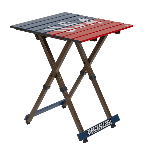 Heavy-Duty Grilling Compact Camp Table 20 - USA Anniversary Deluxe - Choice 757 - Portable Camping Table with Heat-Resistant Countertop - Default Title