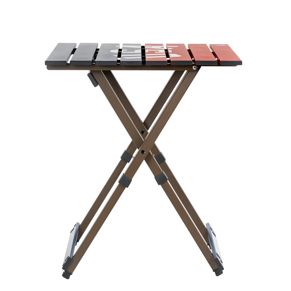 Heavy-Duty Grilling Compact Camp Table 20 - USA Anniversary Deluxe - Choice 757 - Portable Camping Table with Heat-Resistant Countertop Detail