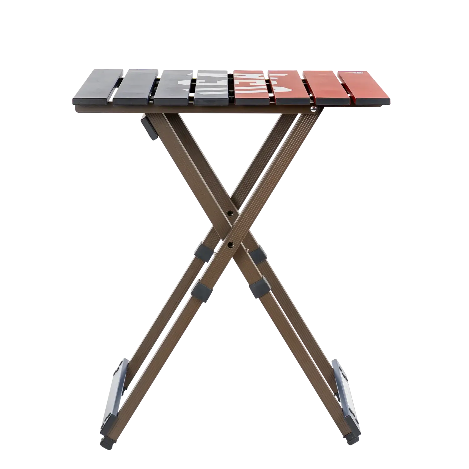Heavy-Duty Grilling Compact Camp Table 20 - USA Anniversary Deluxe - Choice 757 - Portable Camping Table with Heat-Resistant Countertop Detail