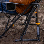 Smooth Motion Comfort Pro Rocker - Choice 375 - Patented Spring-Action Rocking Chair for Camping Detail