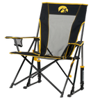 Smooth Motion College Comfort Pro Rocker - Iowa Hawkeyes - Choice 249 - RoadTrip Rocker Smooth Motion Camp Chair Detail