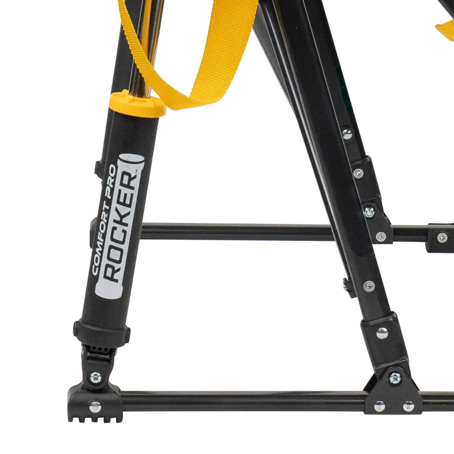 Smooth Motion College Comfort Pro Rocker - Iowa Hawkeyes - Choice 249 - RoadTrip Rocker Smooth Motion Camp Chair Detail