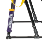Luxury Camp College Comfort Pro Rocker - LSU Tigers - Choice 880 - RoadTrip Rocker Smooth Motion Camp Chair Detail