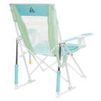 Smooth Motion Comfort Pro Rocker - Choice 375 - Patented Spring-Action Rocking Chair for Camping Detail