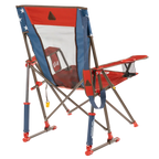 Luxury Camp Comfort Pro Rocker - USA Anniversary Deluxe - Choice 424 - Freestyle Rocker Portable Outdoor Folding Chair Detail