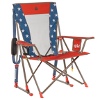 Luxury Camp Comfort Pro Rocker - USA Anniversary Deluxe - Choice 424 - Freestyle Rocker Portable Outdoor Folding Chair - Default Title