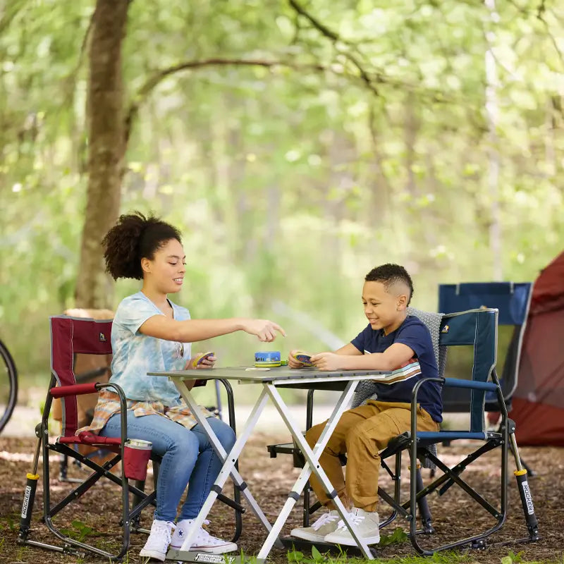 Slim-Fold Compact Camp Table 25 - Choice 214 - Portable Camping Table with Heat-Resistant Countertop Detail