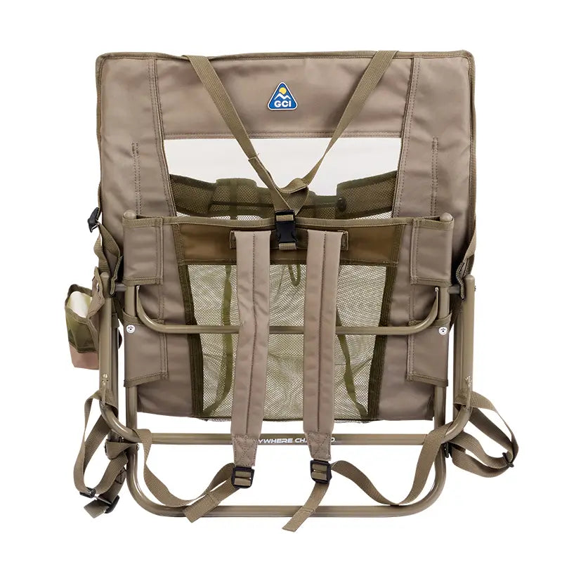 Reclining Beach Everywhere Chair 2 - Choice 656 - Low-Profile Reclining Beach Chair with Backpack Straps Detail