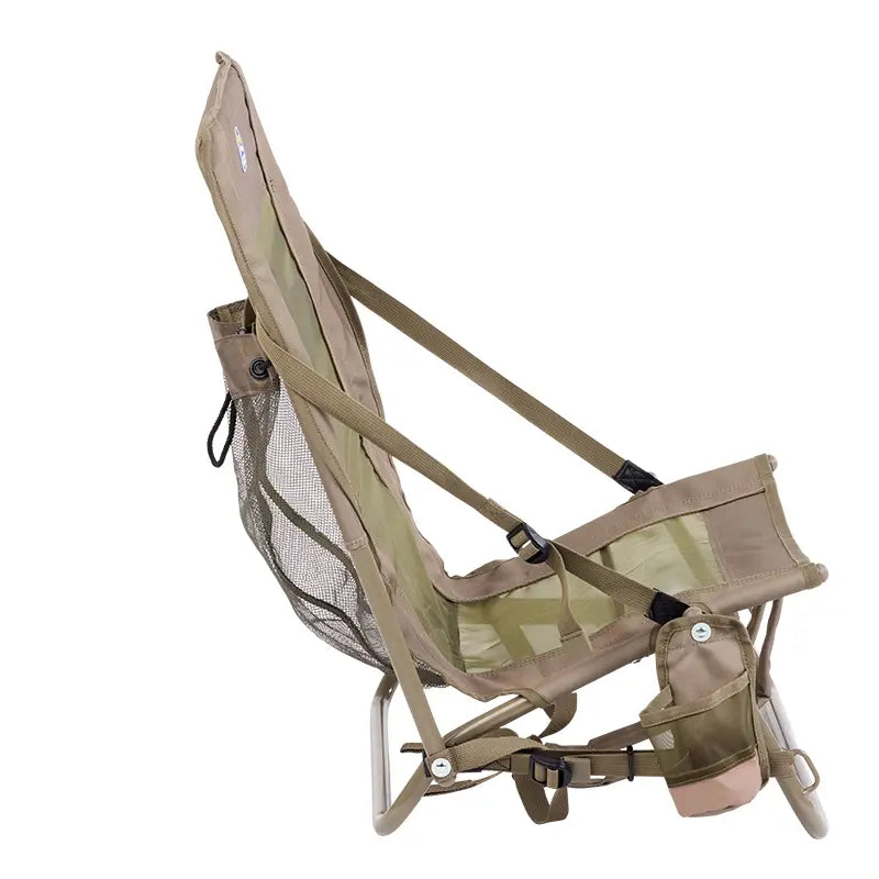 Reclining Beach Everywhere Chair 2 - Choice 656 - Low-Profile Reclining Beach Chair with Backpack Straps Detail