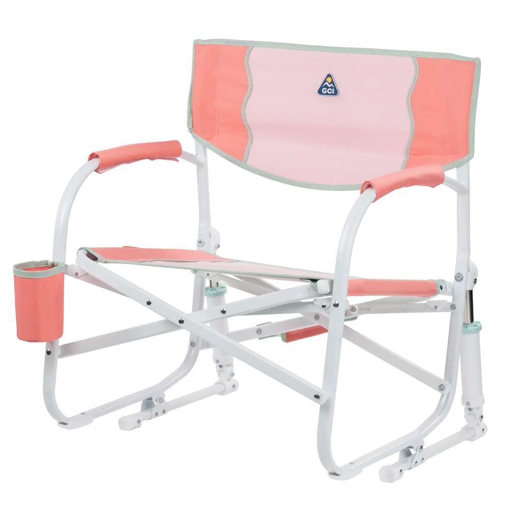 Heavy-Duty Freestyle Grab & Go Rocker - Choice 551 - Patented Spring-Action Rocking Chair for Camping Detail