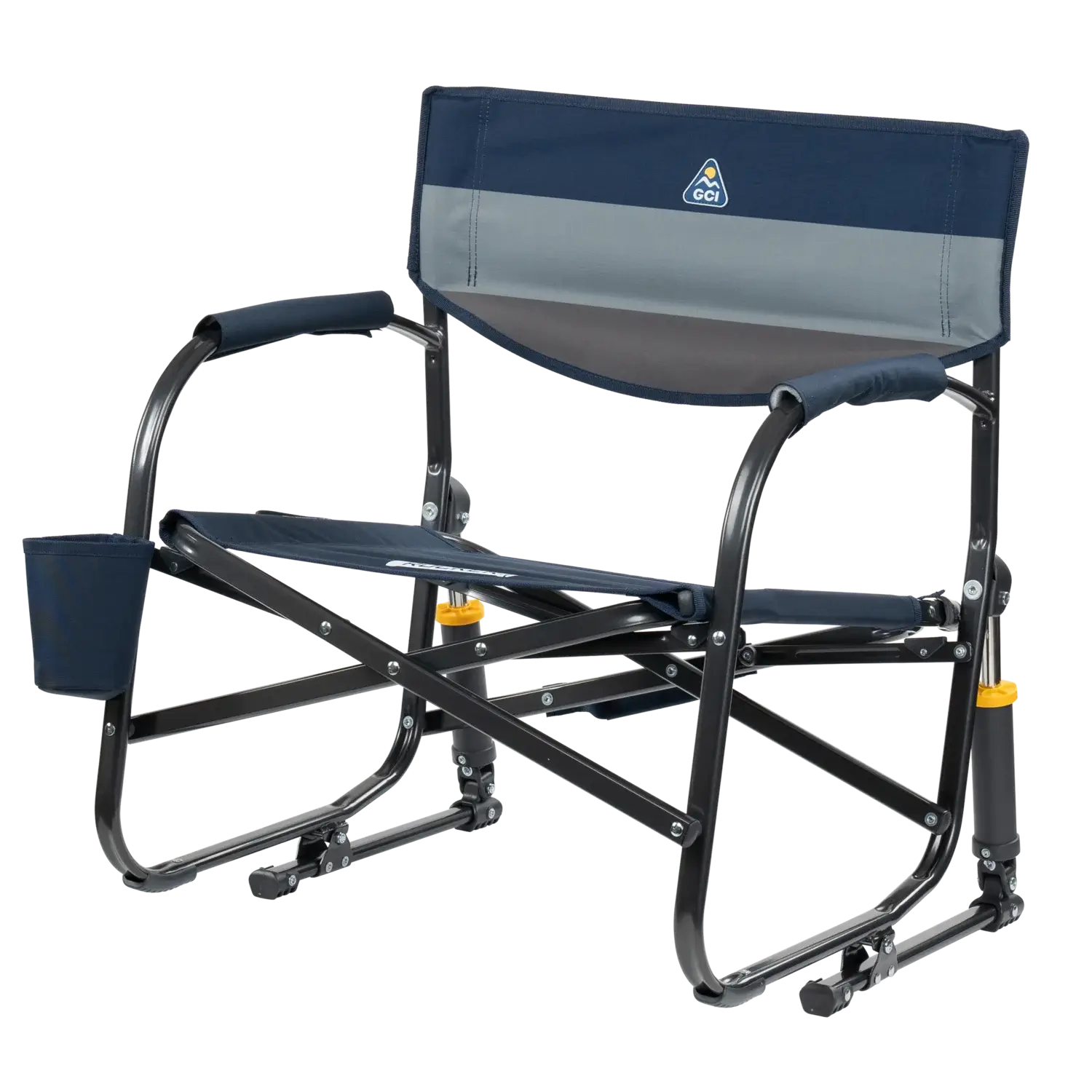 Heavy-Duty Freestyle Grab & Go Rocker - Choice 551 - Patented Spring-Action Rocking Chair for Camping Detail