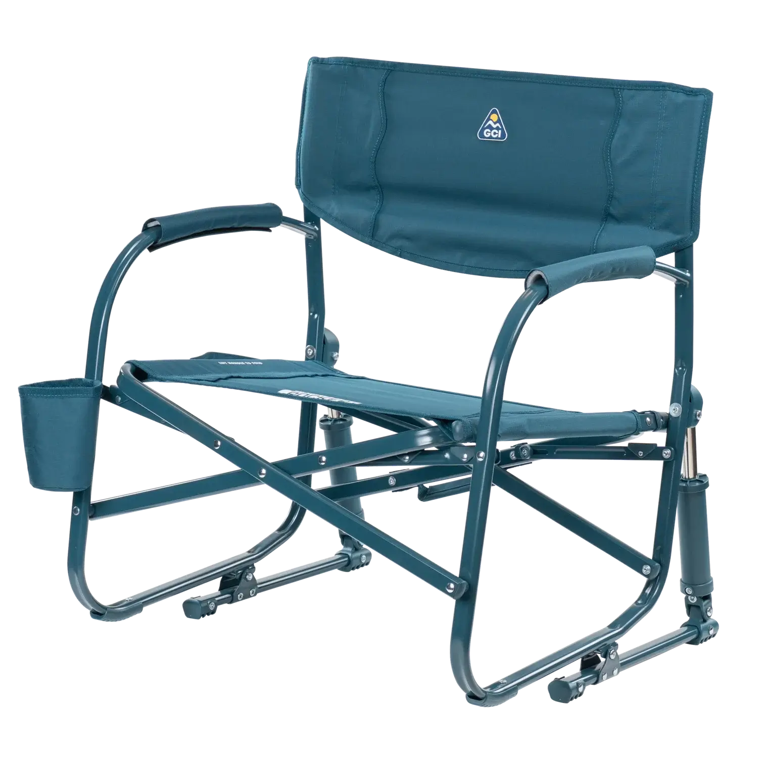Heavy-Duty Freestyle Grab & Go Rocker - Choice 551 - Patented Spring-Action Rocking Chair for Camping Detail